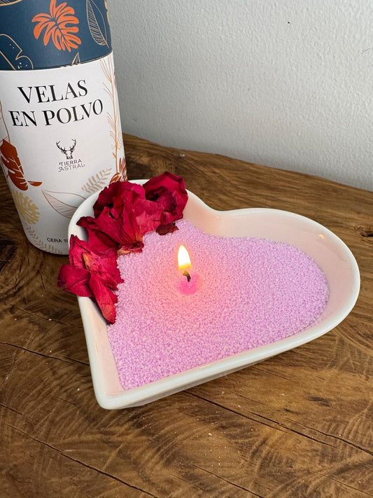 Vela en polvo pastel 300g