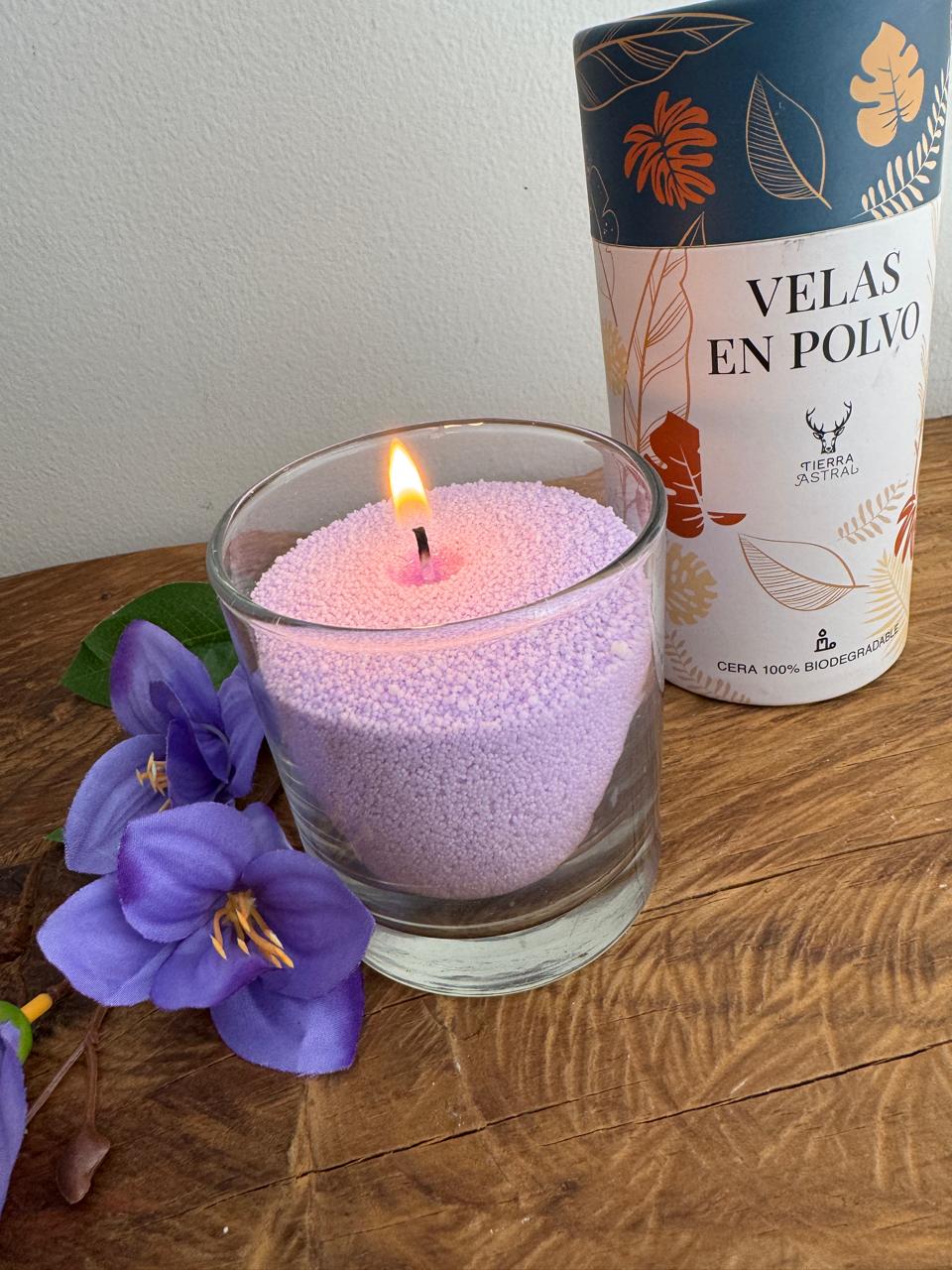 Vela en polvo pastel 300g